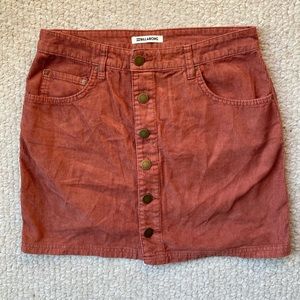 Billabong Button Skirt